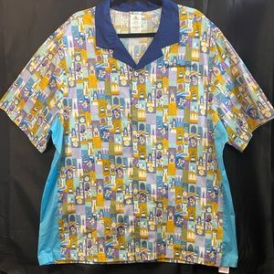 Men's 2XL Disneyworld 50th Anniversary Button down shirt NWT